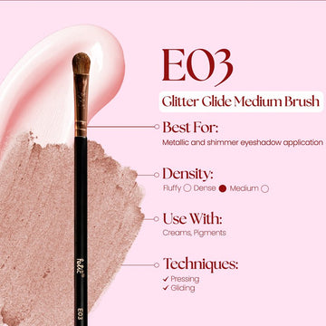 E03 Glitter Glide Medium Brush - Default Title