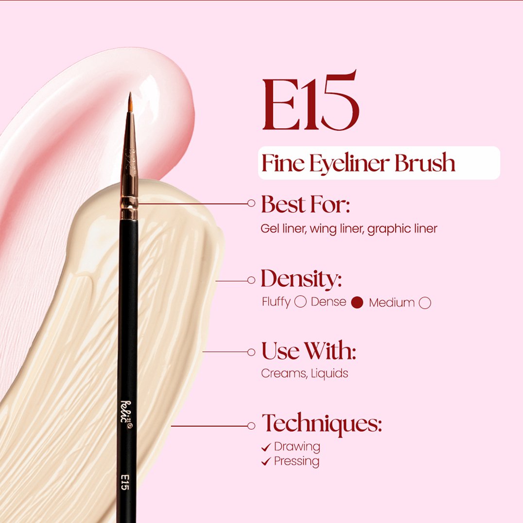 E15 Fine Eyeliner Brush