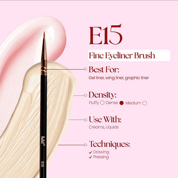 E15 Fine Eyeliner Brush - Default Title