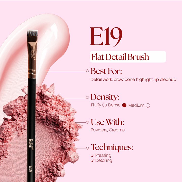 E19 Flat Detail Brush