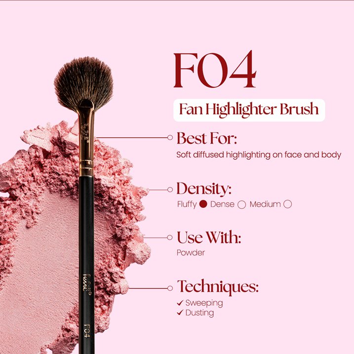 F04 Fan Highlighter Brush