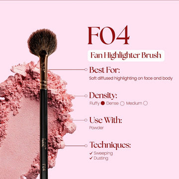 F04 Fan Highlighter Brush - Default Title