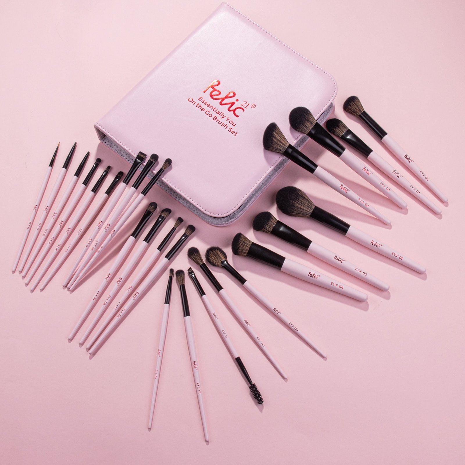 ESSENTIALLY YOU ON THE GO BRUSH SET (SET OF 25).