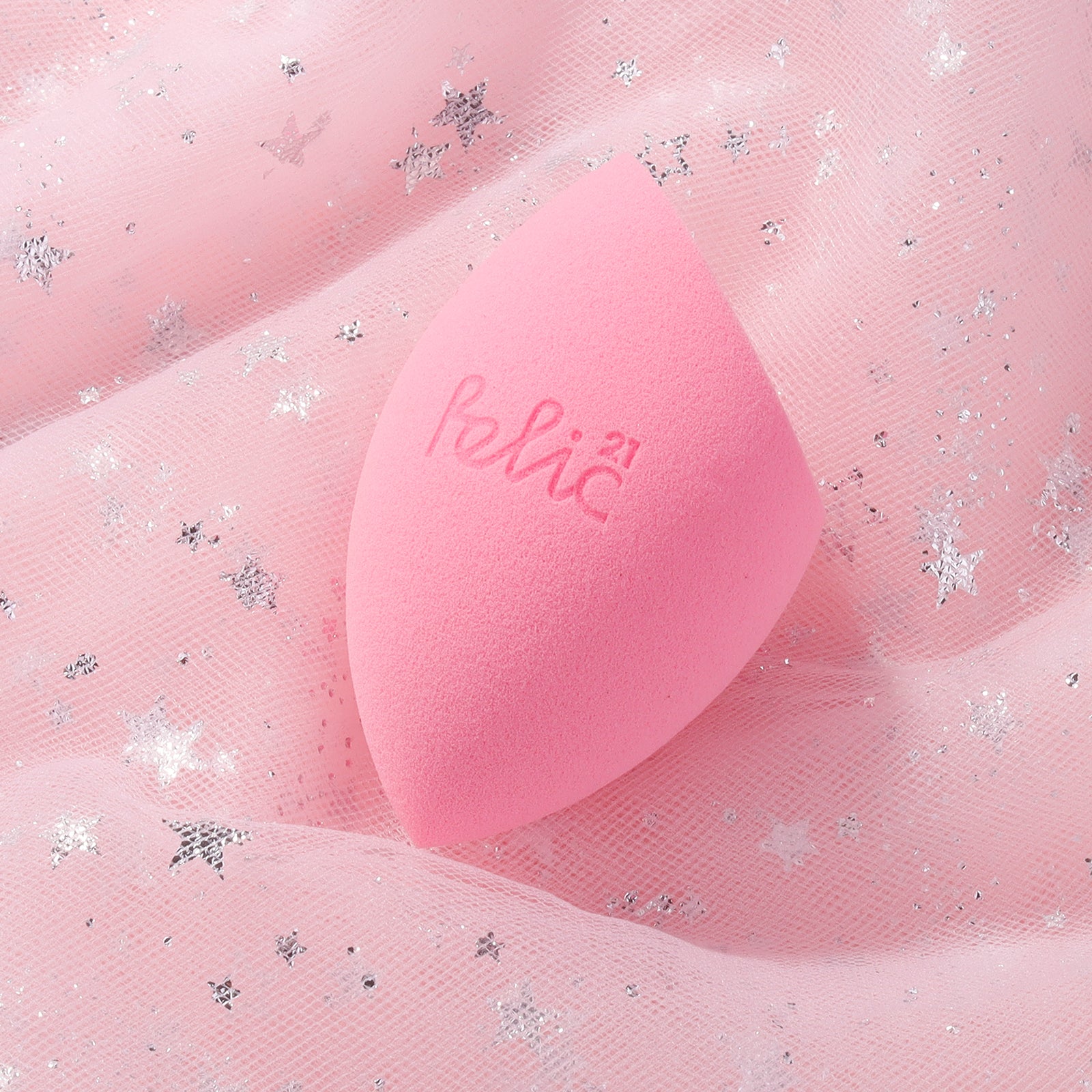 FELIC21 Oval Powder Makeup Sponge – Pink Rose - Default Title
