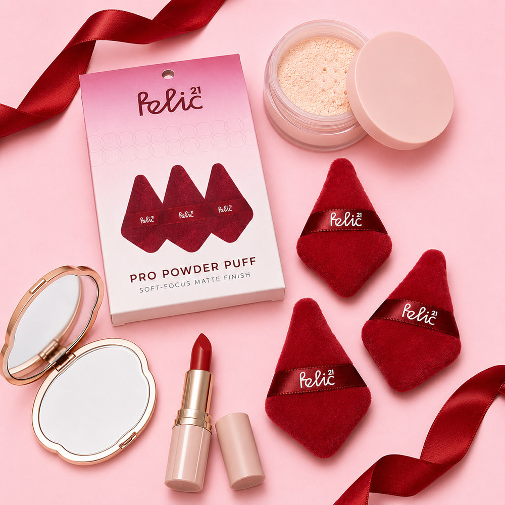 FELIC21 Diamond Pro Powder Puff - Mini | Pack of 3