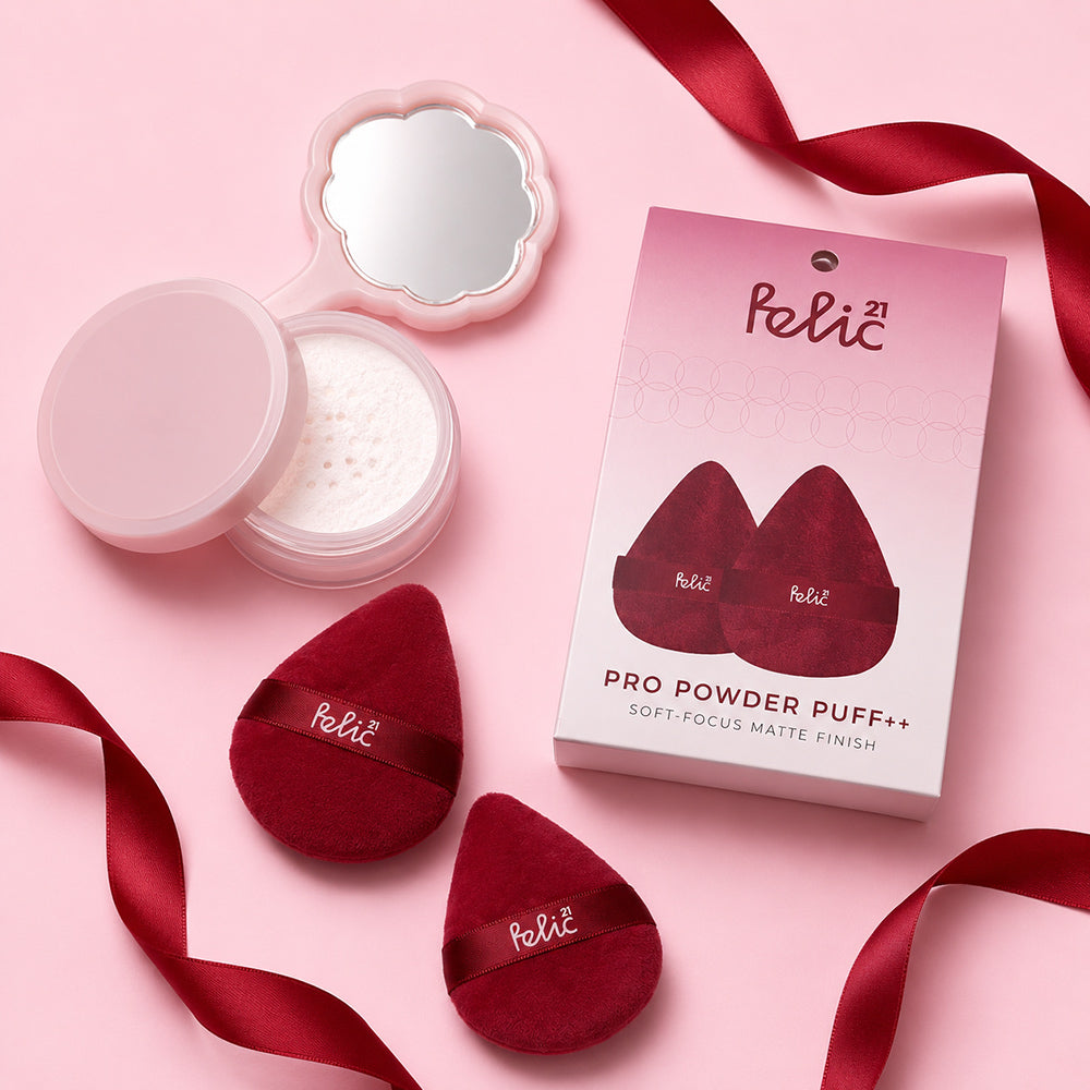 FELIC21 Teardrop Pro Powder Puff ++ - Medium | Pack of 2