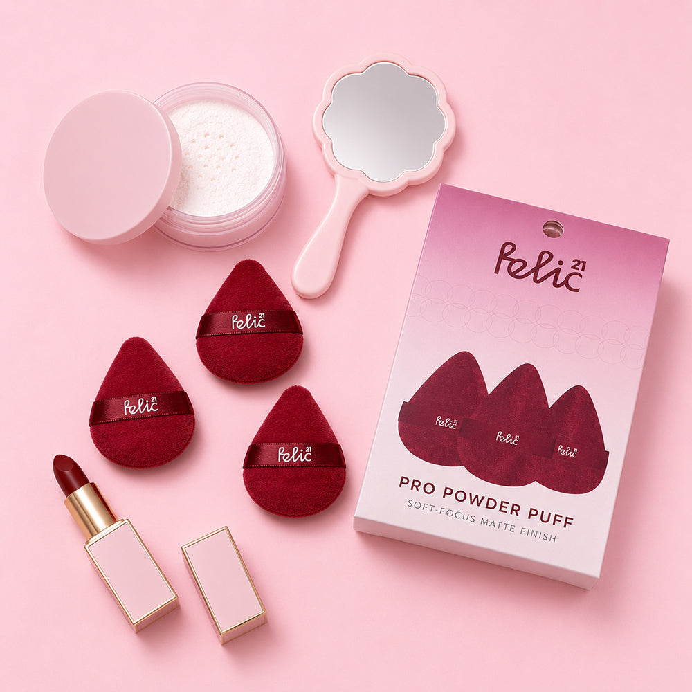 FELIC21 Teardrop Pro Powder Puff - Mini | Pack of 3