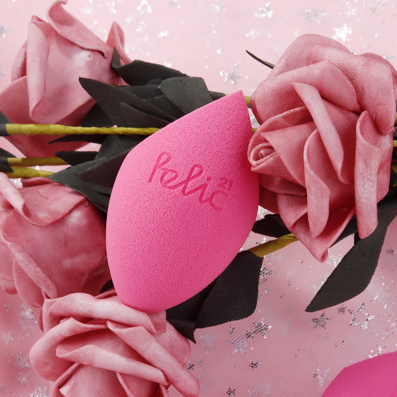 FELIC21 Rocket Shape Contour Makeup Sponge – Contour & Highlighter Blender(Fiery Pink) - Default Title
