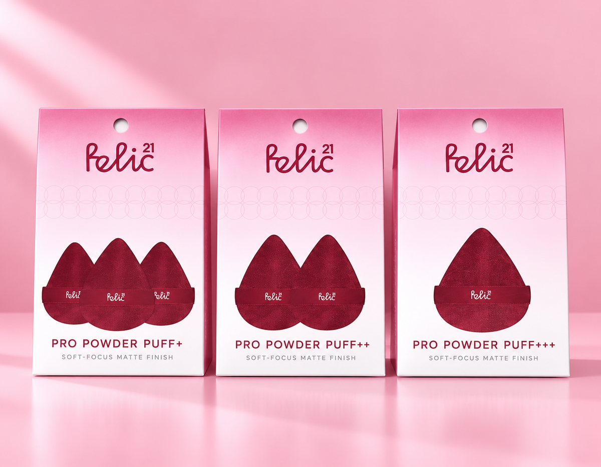 FELIC21 Pro Powder Puff+ Trio Offer (Teardrop)