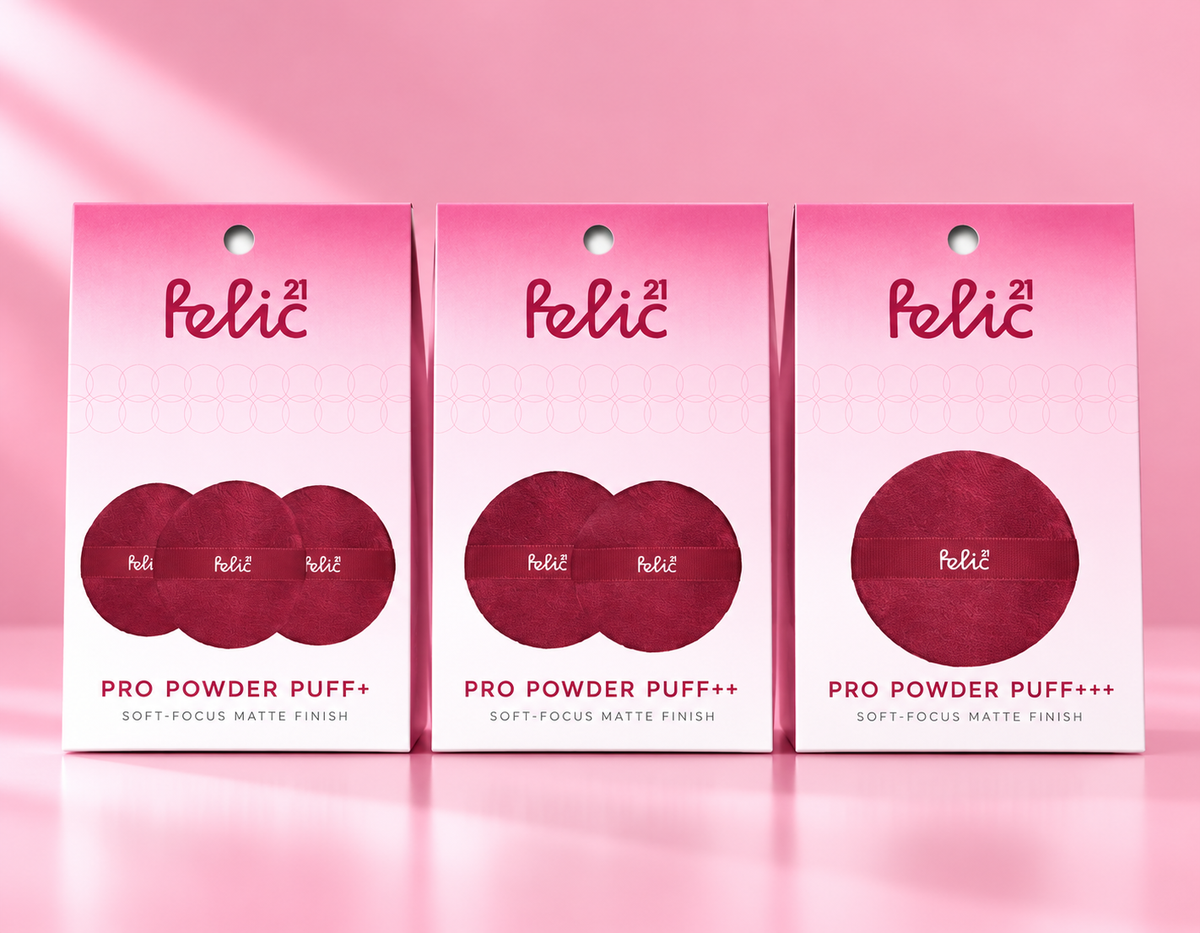 FELIC21 Pro Powder Puff+ Trio Offer (Round)