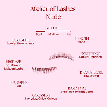 ATELIER OF LASHES - NUDE (5 PAIRS)